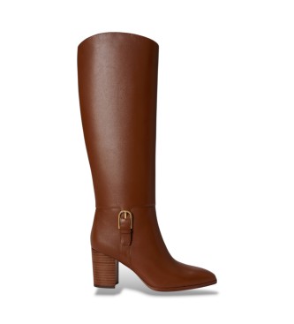 Stivali in pelle Raelynn marrone