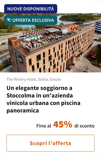 Un elegante soggiorno a Stoccolma in un'azienda vinicola urbana con piscina panoramica