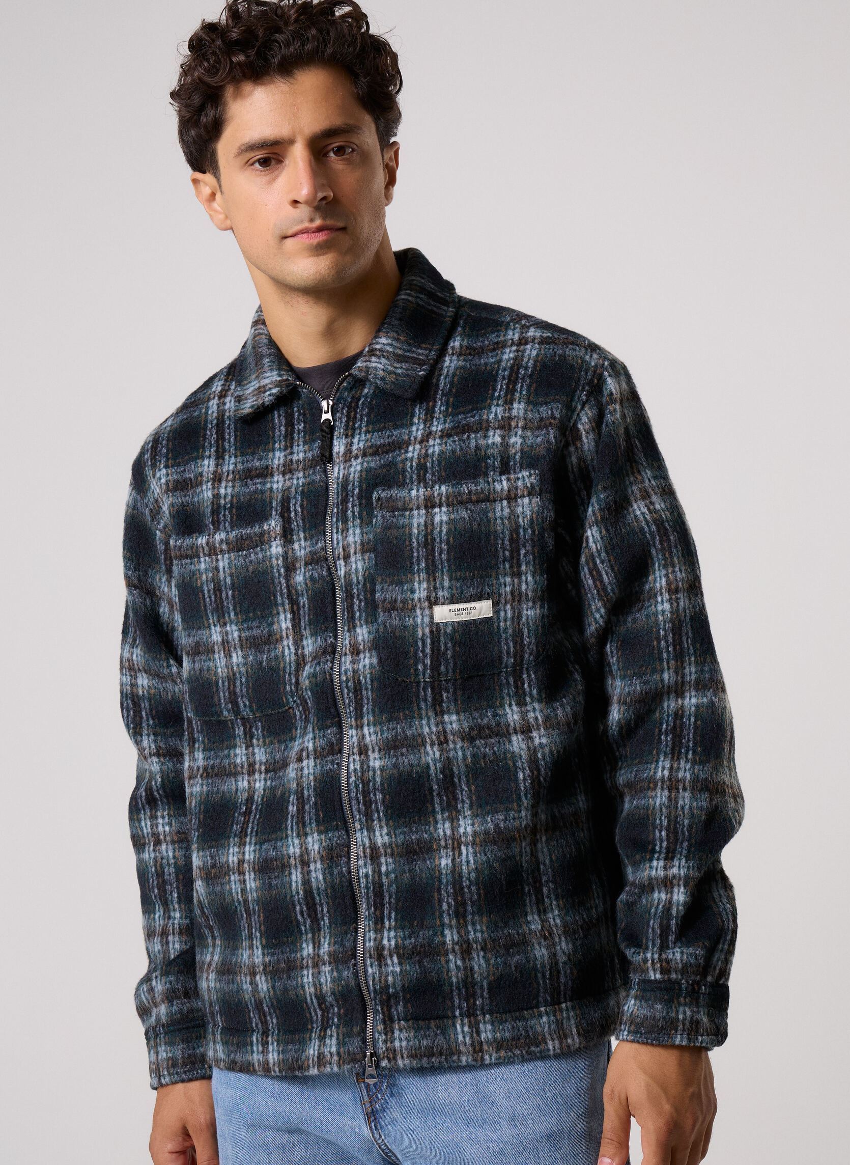 Element Vestes et manteaux Fuzzckszipsht homme bleu