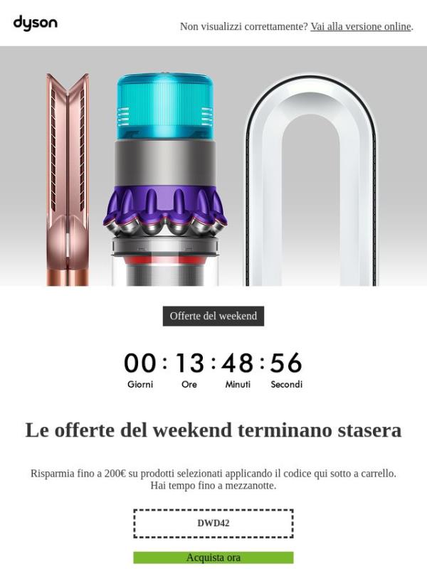 Offerte del weekend: ultime ore