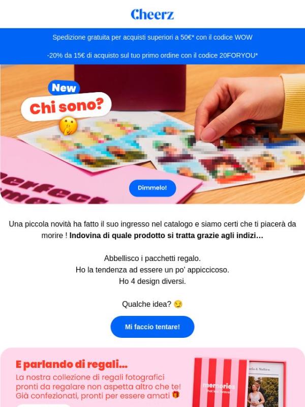 Una novità si nasconde in questa mail