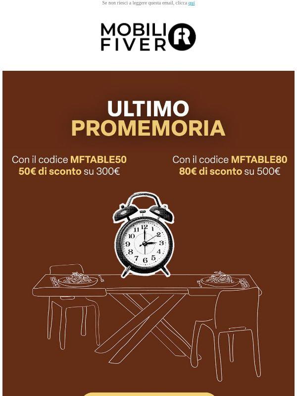 Lo sconto allungabile scade stanotte