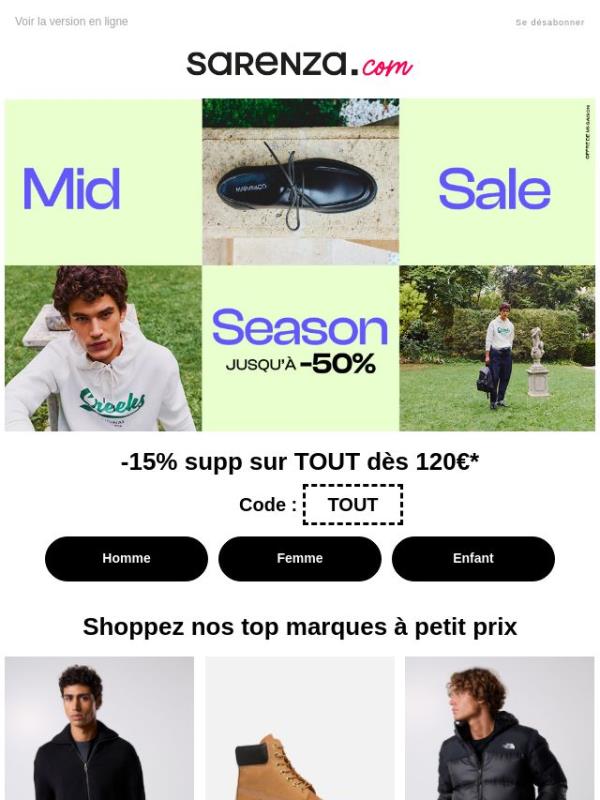 Timberland, The North Face..restez stylé face au froid 🧥