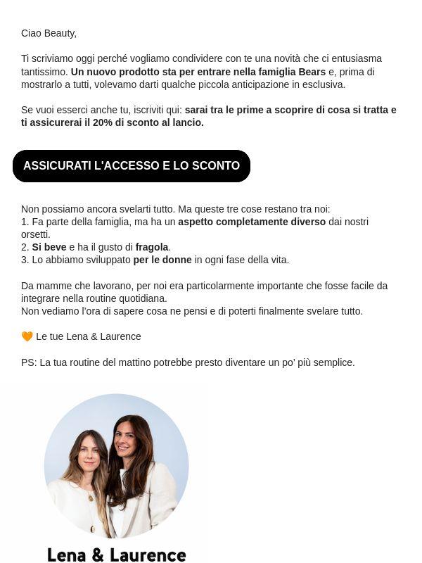 Volevamo raccontartelo di persona...