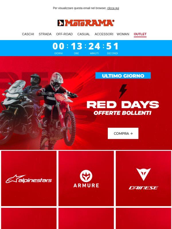 🔴 I RED DAYS finiscono stasera ⏰