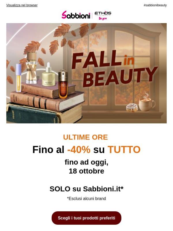 ⏰ Ultime ore di sconti!