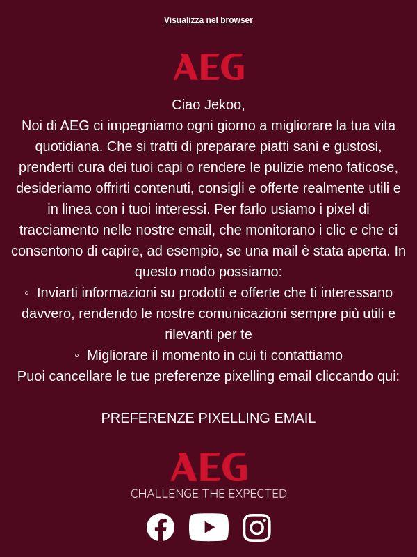 Aggiornamento della nostra informativa sulle email