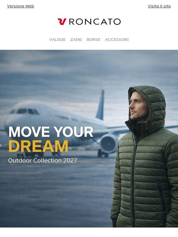 Inedita. Leggera. Versatile. Scopri Roncato Travel Wear Collection 🧥
