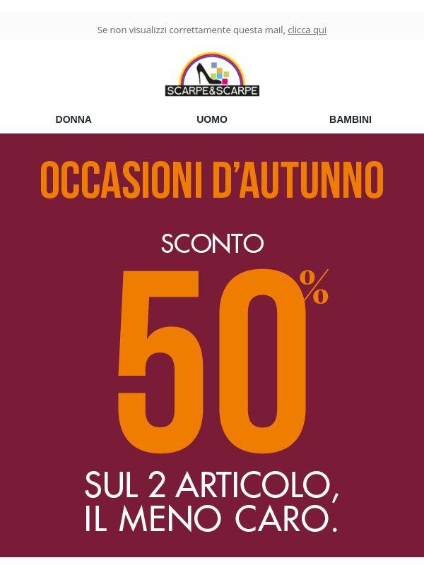 -50% sul 2° 💥 Ultimi giorni