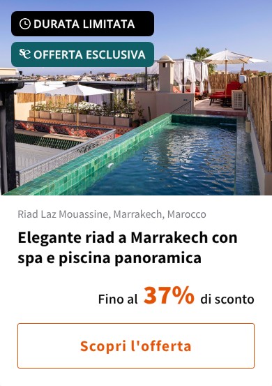 Elegante riad a Marrakech con spa e piscina panoramica
