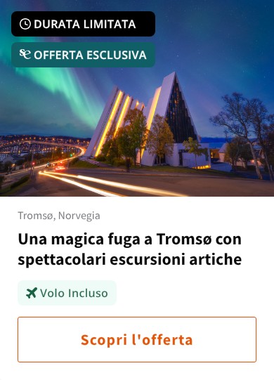 Una magica fuga a Tromsø con spettacolari escursioni artiche