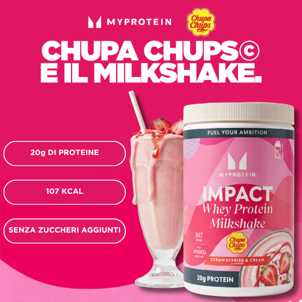 impact whey protein milkshake x chupa chups