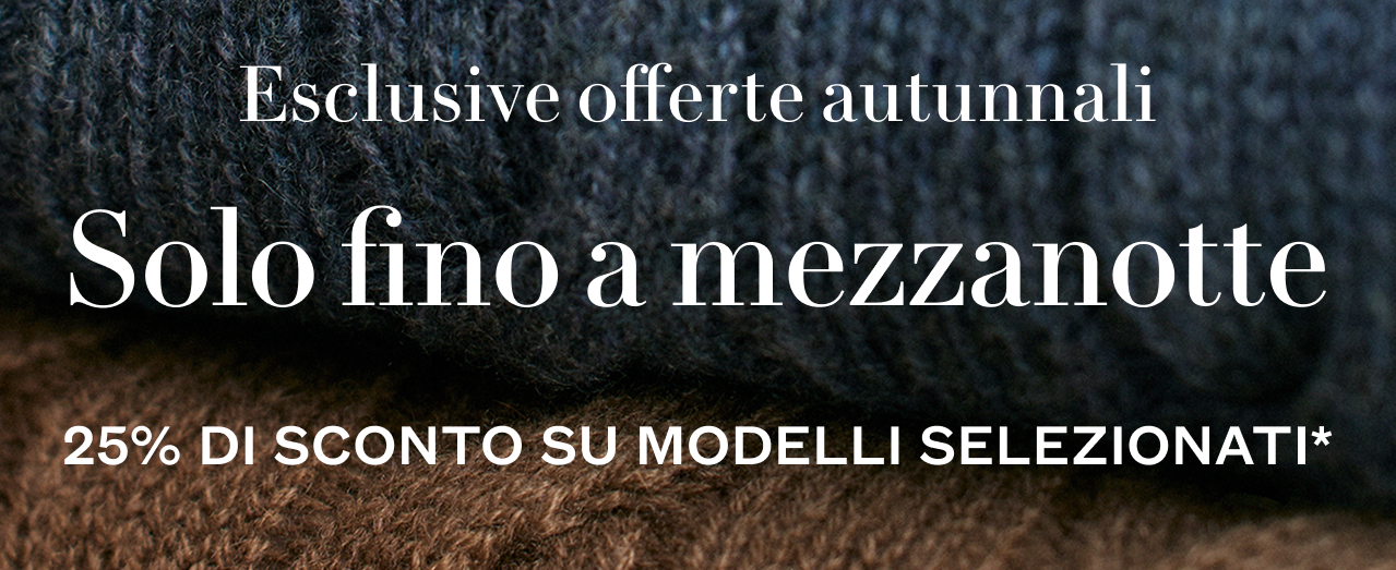 Esclusive offerte autunnali