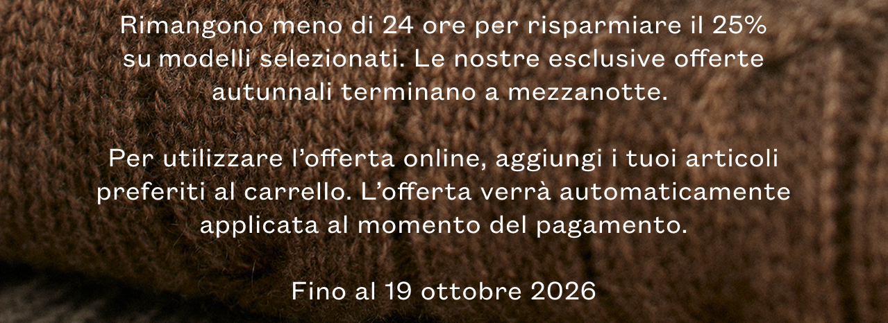Esclusive offerte autunnali