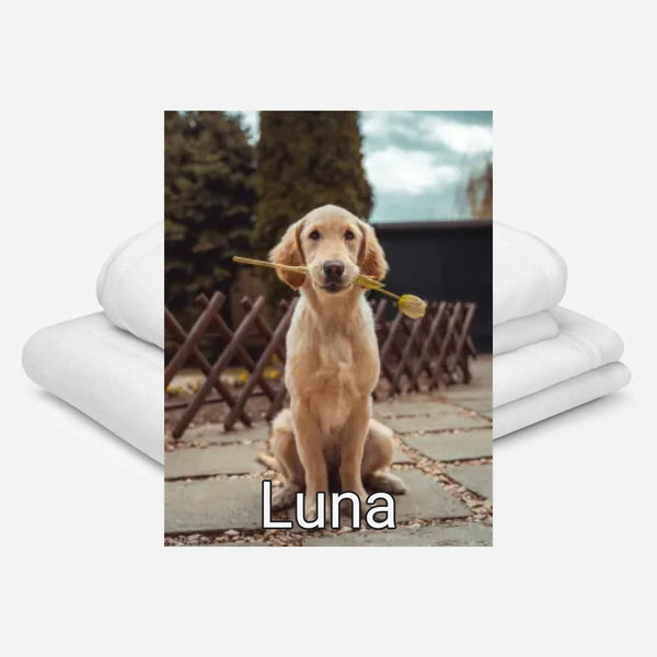 Coperta personalizzata con la foto del tuo animale