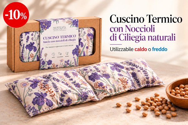 Sconto 10% - Cuscino Termico Fascia con Noccioli di Ciliegia