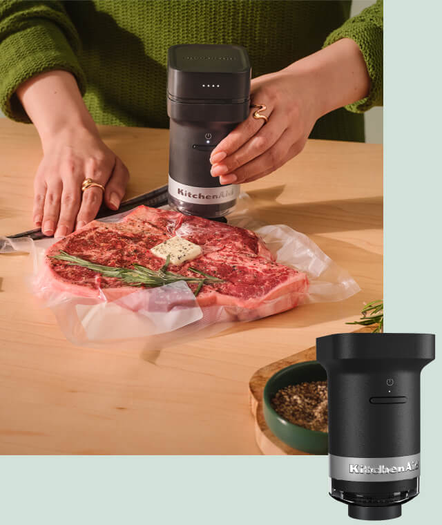 The KitchenAid Go Cordless Handheld Vacuum Sealer