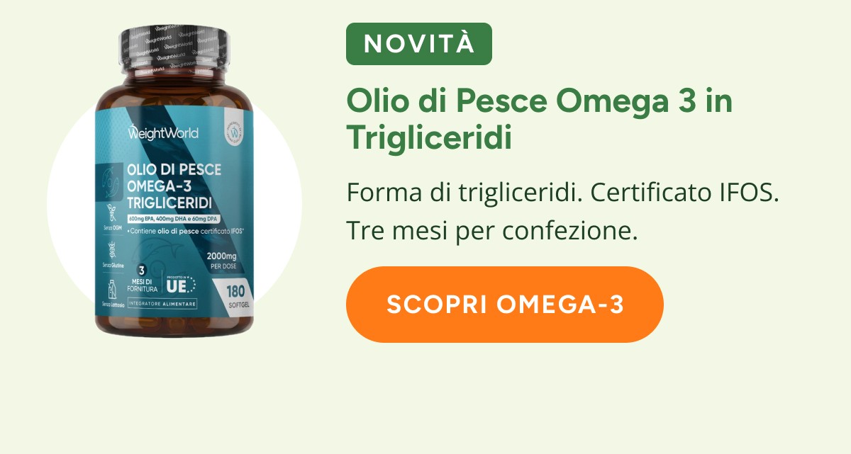 NovitÀ Olio di Pesce Omega 3 in Trigliceridi Forma di trigliceridi. Certificato ifos. Tre mesi per confezione. Scopri omega-3
