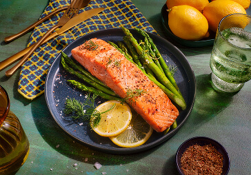 Sous vide salmon