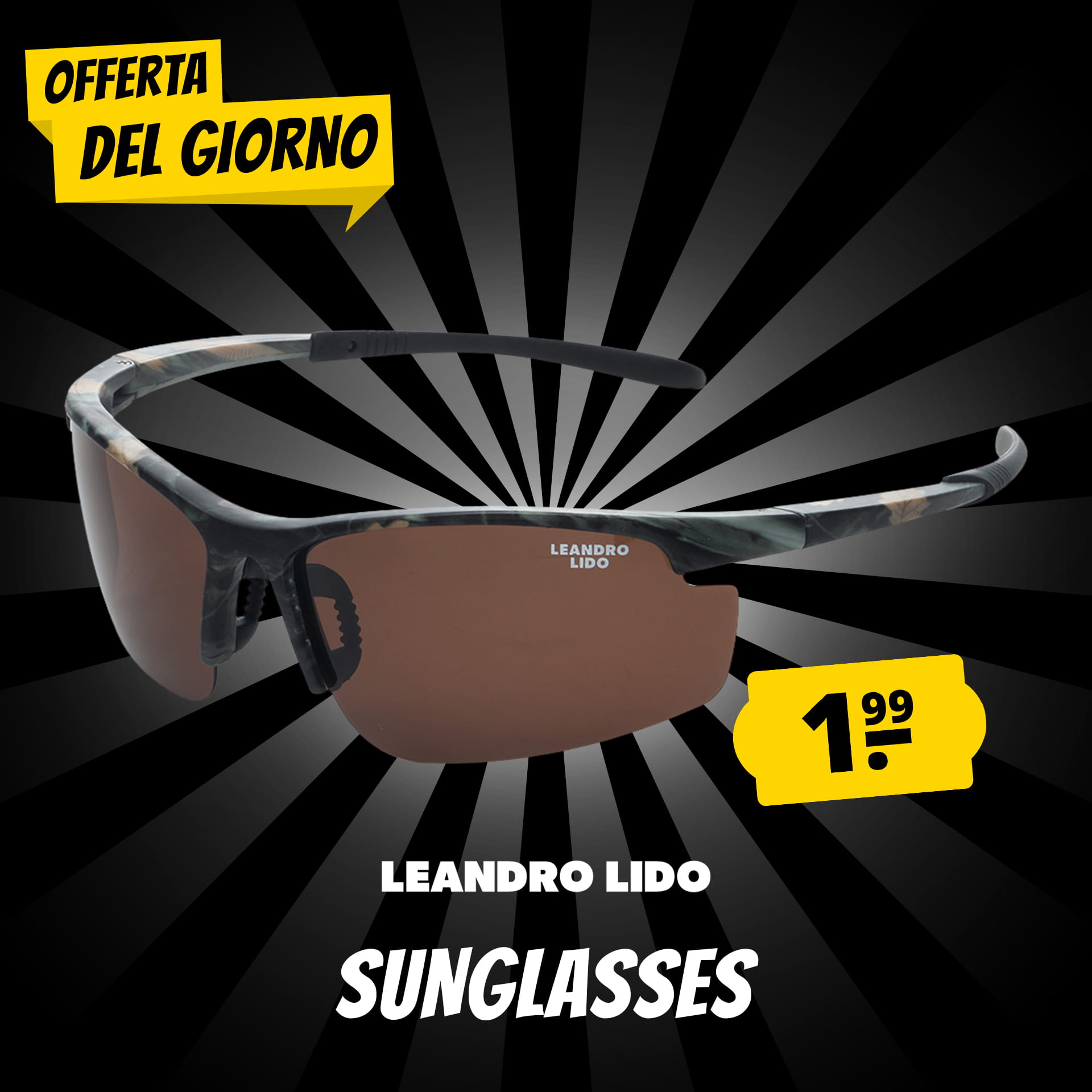 leandro-lido-power-occhiali-da-sole-sportivi-mimetico/marrone