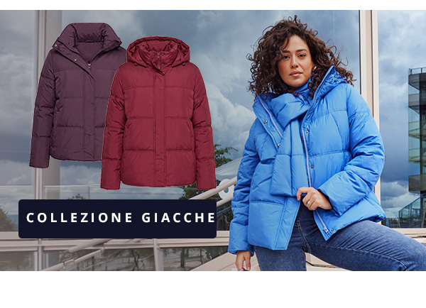 Giacca trapuntata blu brillante con cappuccio per giorni freddi