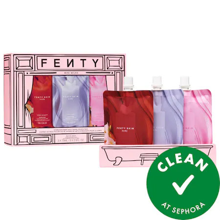 Mini Milks Hydrating Body Milk Travel Pouch Trio