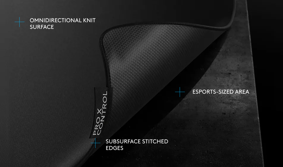 Omnidirectional Knit Surface | Esports-Sized Area | Subsurface Stitched Edges