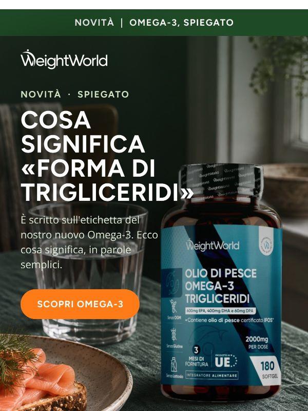 Cosa significa «forma di trigliceridi»