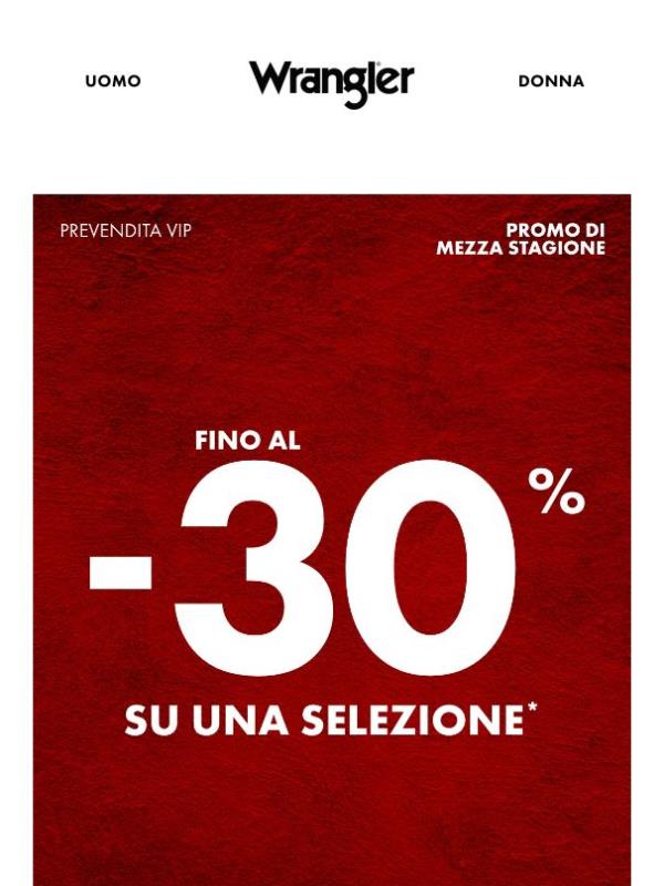Ultima occasione per accedere in anteprima alla promo di mezza stagione
