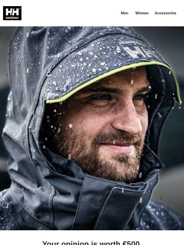 Enter to win a €500 Helly Hansen gift card