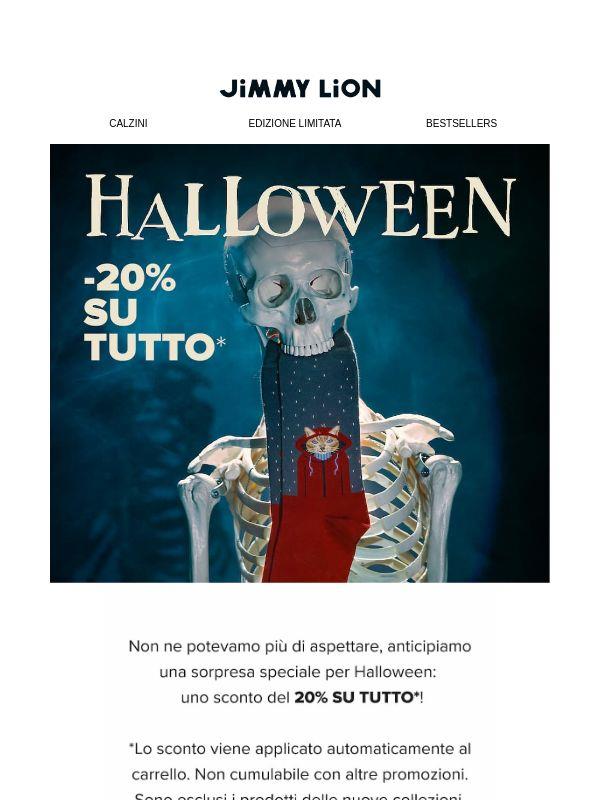 -20% su TUTTO*! 🎃 Speciale Halloween