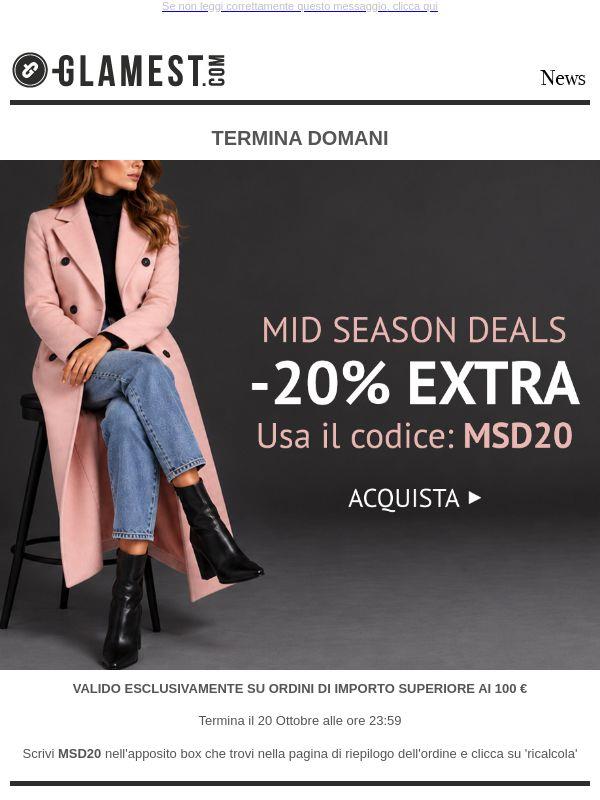 Il -20% EXTRA termina domani