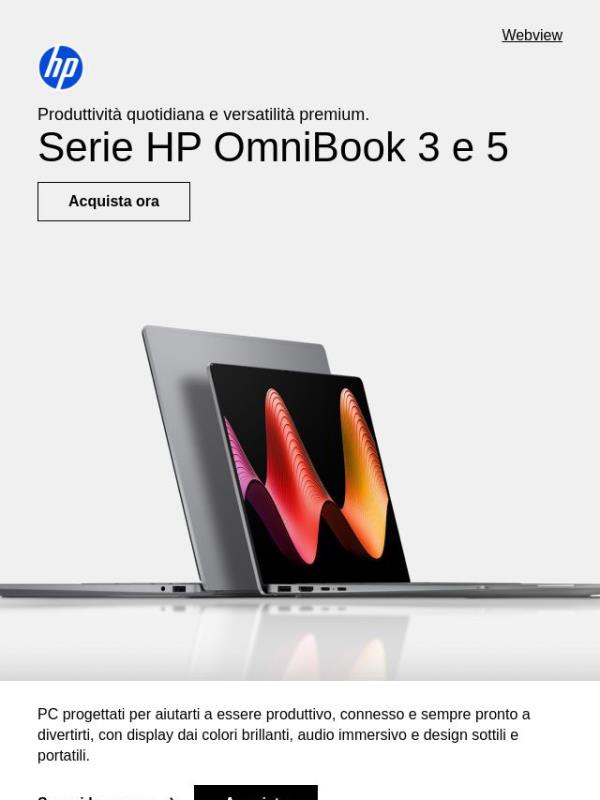 Trova il modello perfetto per te. PC Serie HP OmniBook 3 e 5