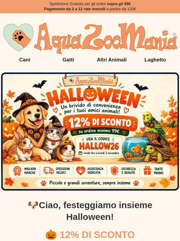 🎃 Halloween da paura: -12% con il codice HALLOW26