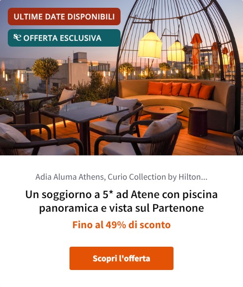 Un soggiorno a 5* ad Atene con piscina panoramica e vista sul Partenone
