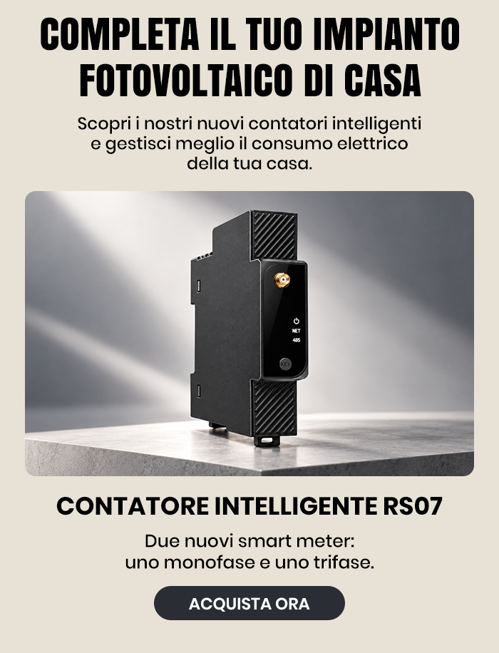 RS07 Contatore Intelligente di Energia Trifase, Monitoraggio Energetico