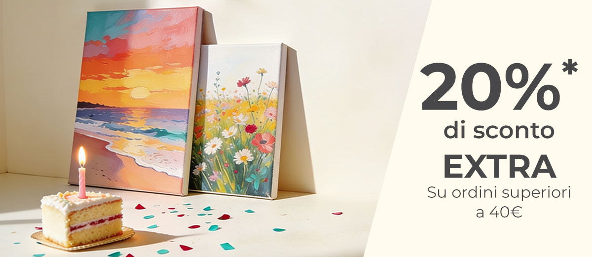 20 anni, 20%* di sconto - il regalo di compleanno è per te!