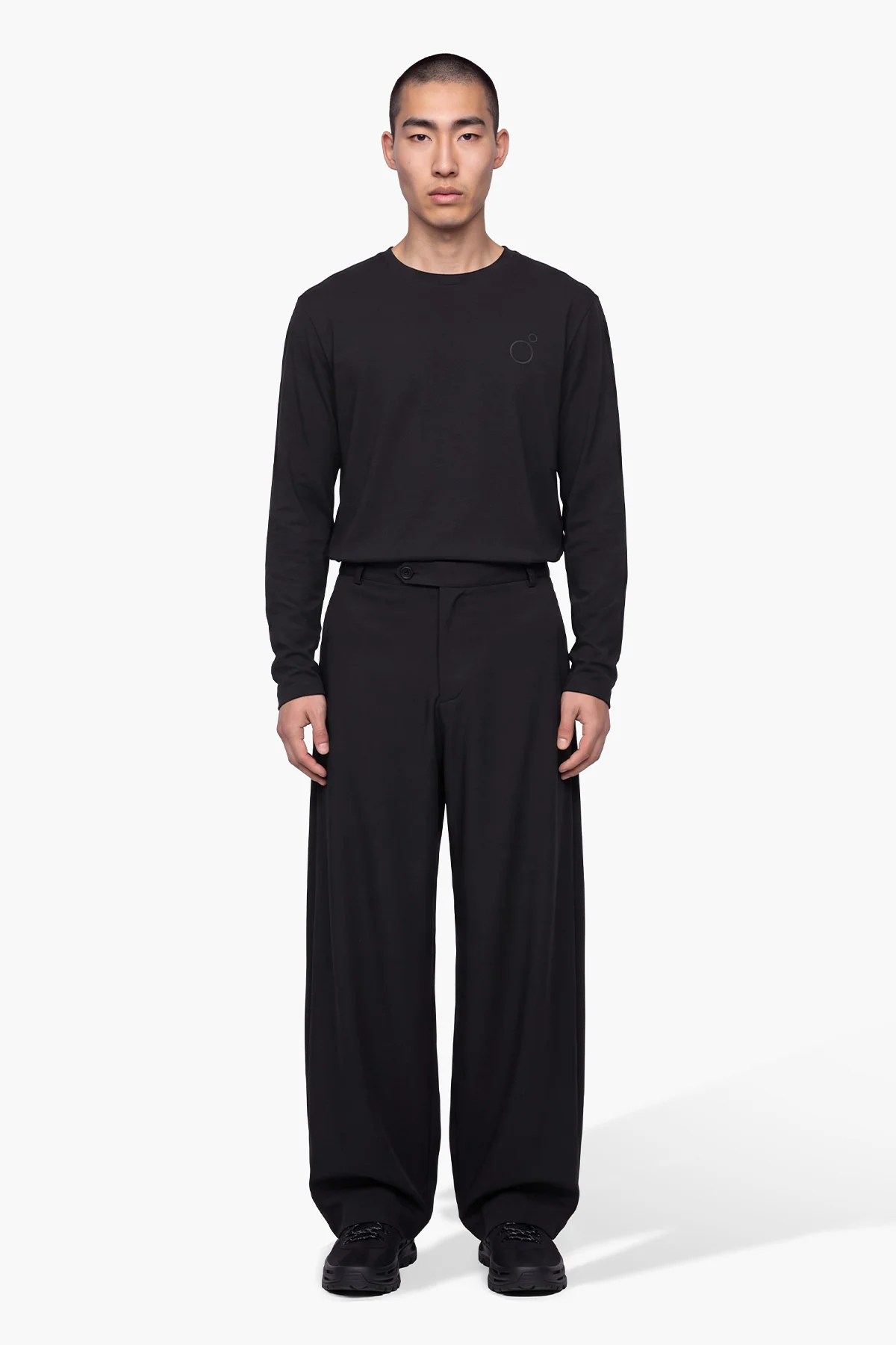 Image of AXIOM WIDE PANT - BLACK