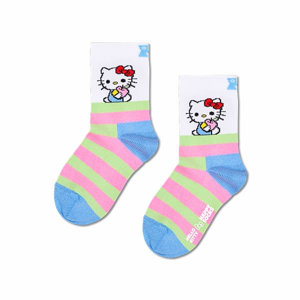 Kids Hello Kitty Stripe Sock