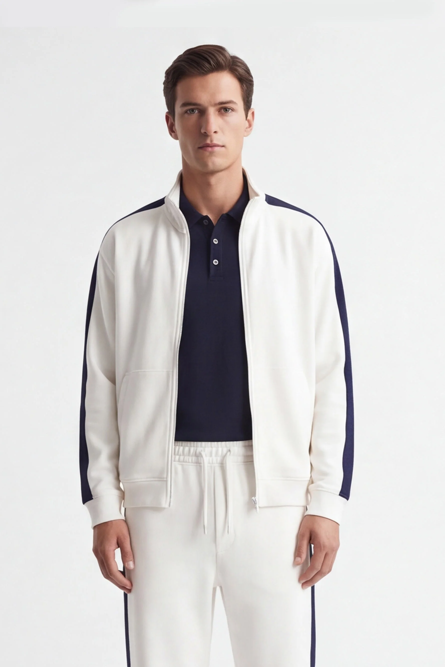 Image of FELPA FULL ZIP RELAXED FIT
