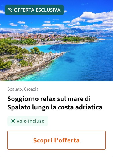 Soggiorno relax sul mare di Spalato lungo la costa adriatica