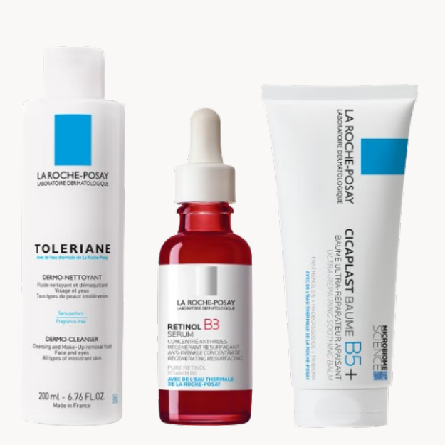 La Roche Posay Evening Skin Restoring Bundle