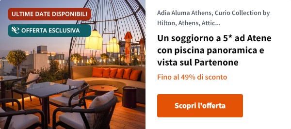 Un soggiorno a 5* ad Atene con piscina panoramica e vista sul Partenone