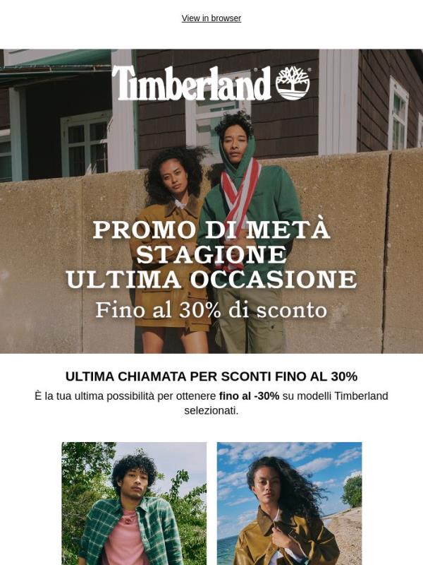 Ultima chiamata: fino al -30%