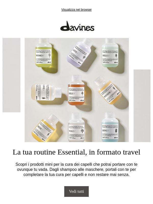 I travel size di Essential sono finalmente atterrati ✈️