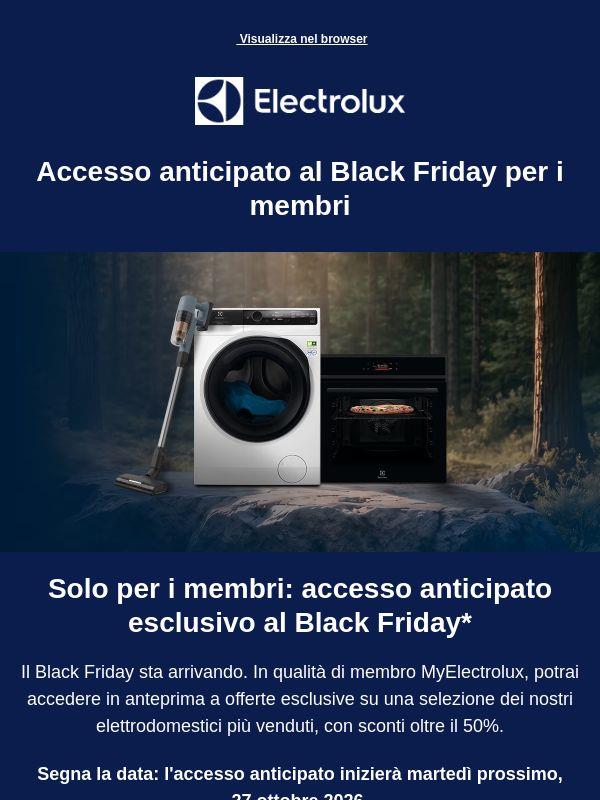 🎁 Black Friday in anteprima: accesso riservato dal 27/10