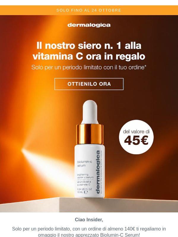 Assicurati il tuo siero alla vitamina C in omaggio