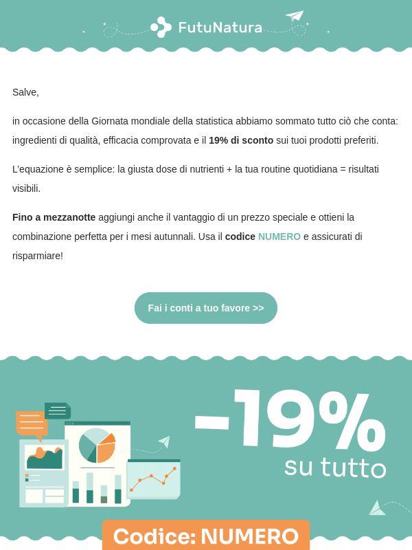 🧮 Somma i vantaggi, aggiungi il -19%