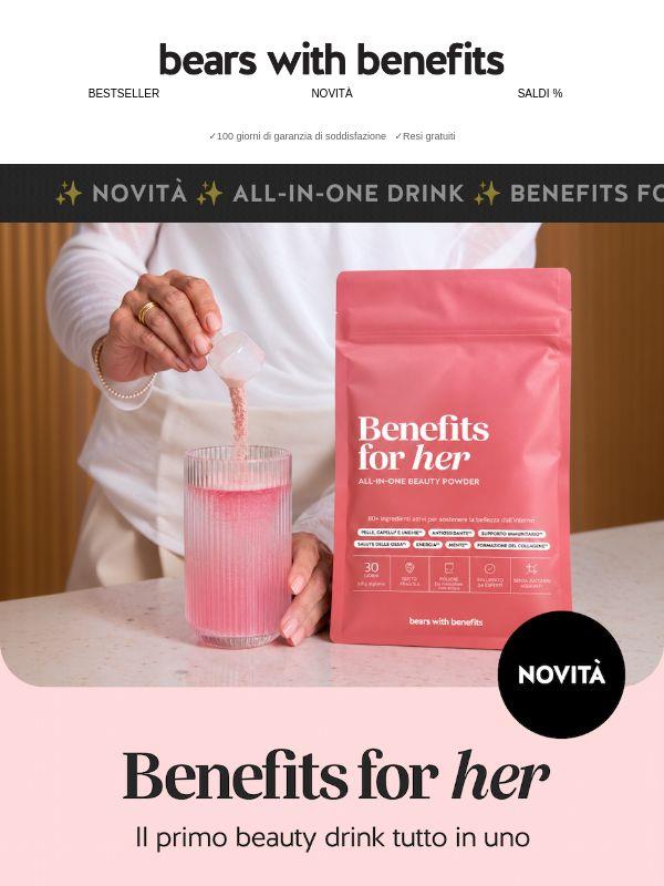 NUOVO: Bellezza & benessere in un bicchiere!