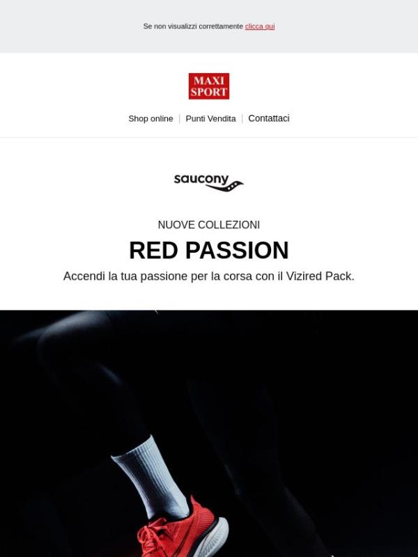 🔥 Nuova collezione Saucony Red Passion: accendi la tua corsa!